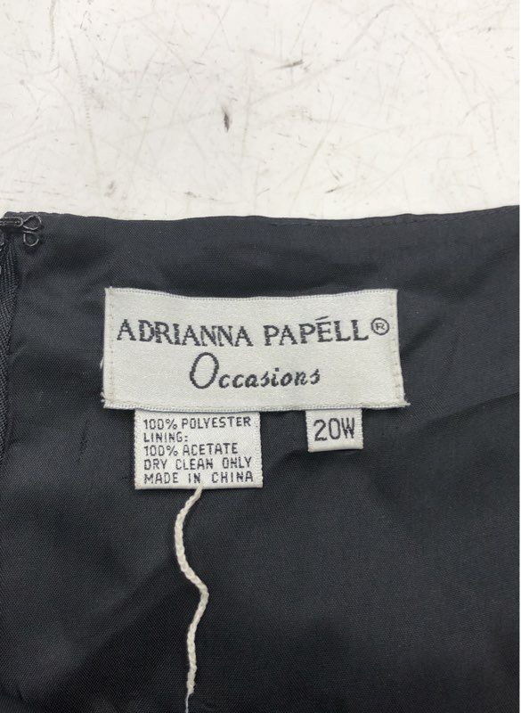 Adrianna Papell Women's Black Maxi Dress - Size 20W