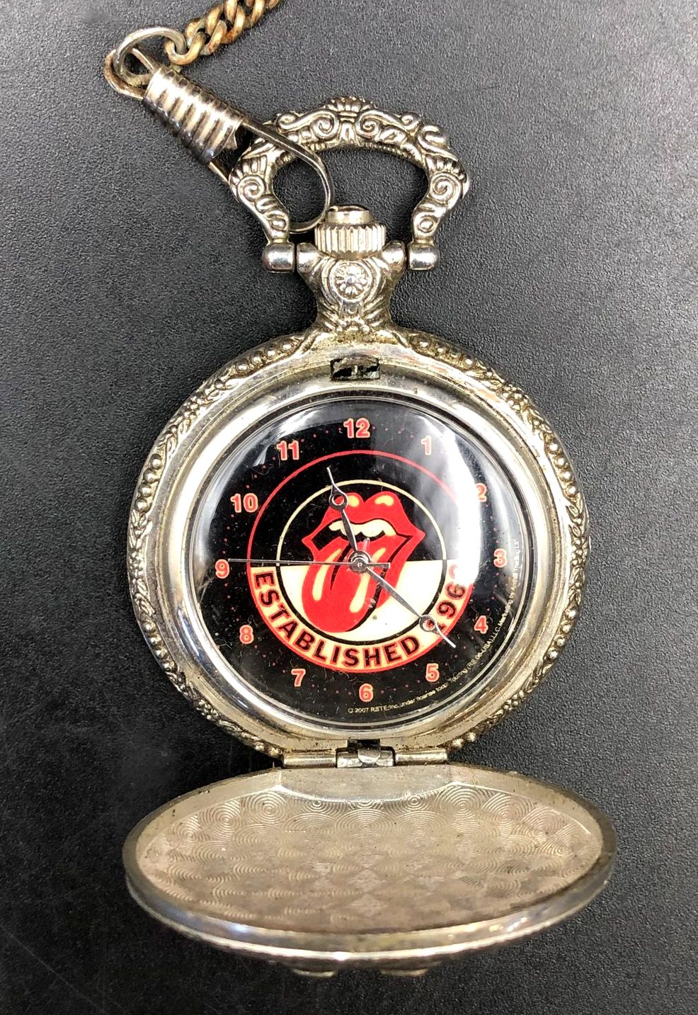 RARE Vintage 1997 The Rolling Stones "Bridges to Babylon" Tour Pocket Watch