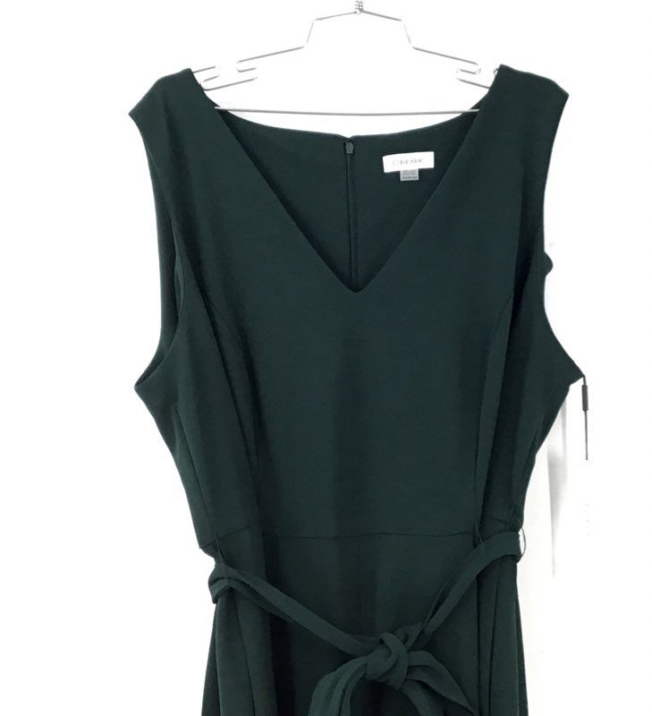 NWT Calvin Klein Women's Green One-Piece Jumpsuit - Size 18W