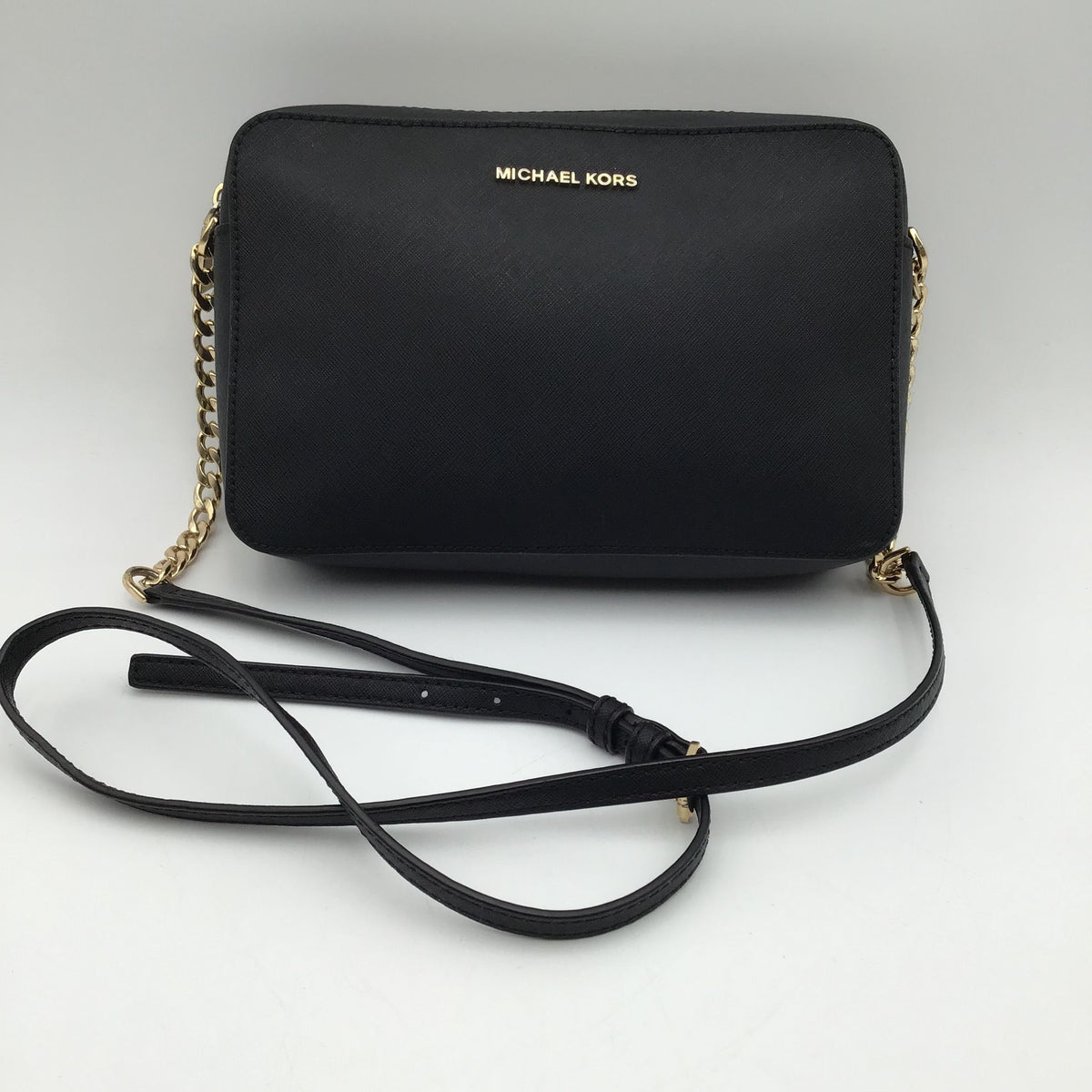 Authentic Michael Kors Black Luxury Crossbody Bag - COA Included