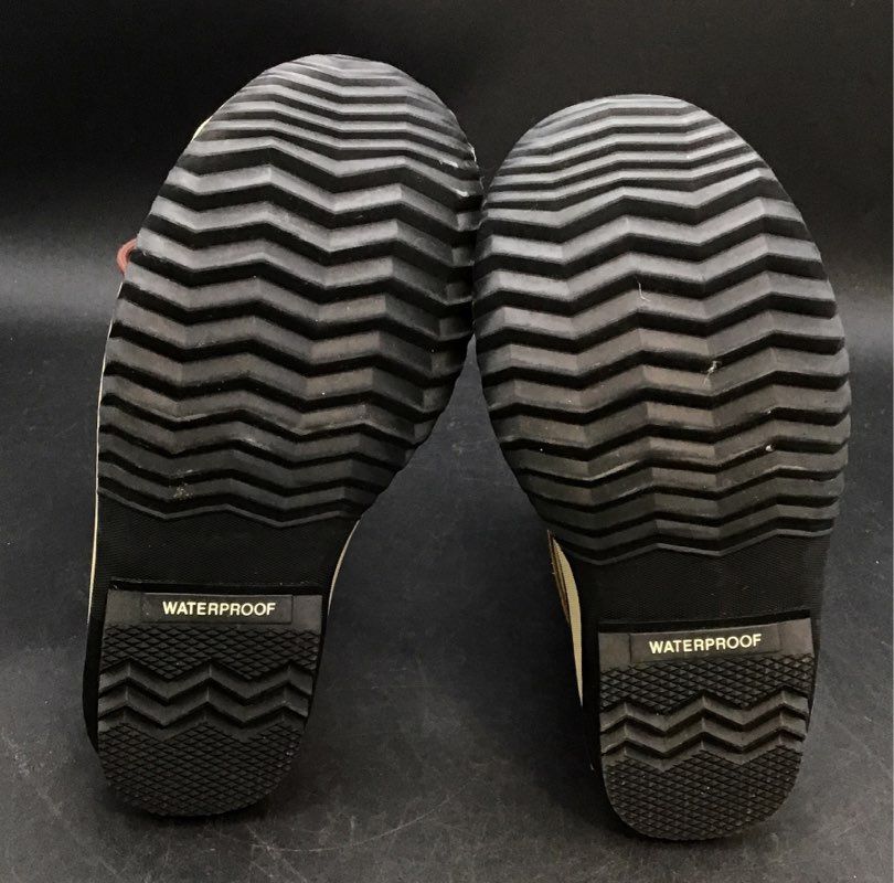 Sorel Women's Brown Black Rain Boots - Size 9