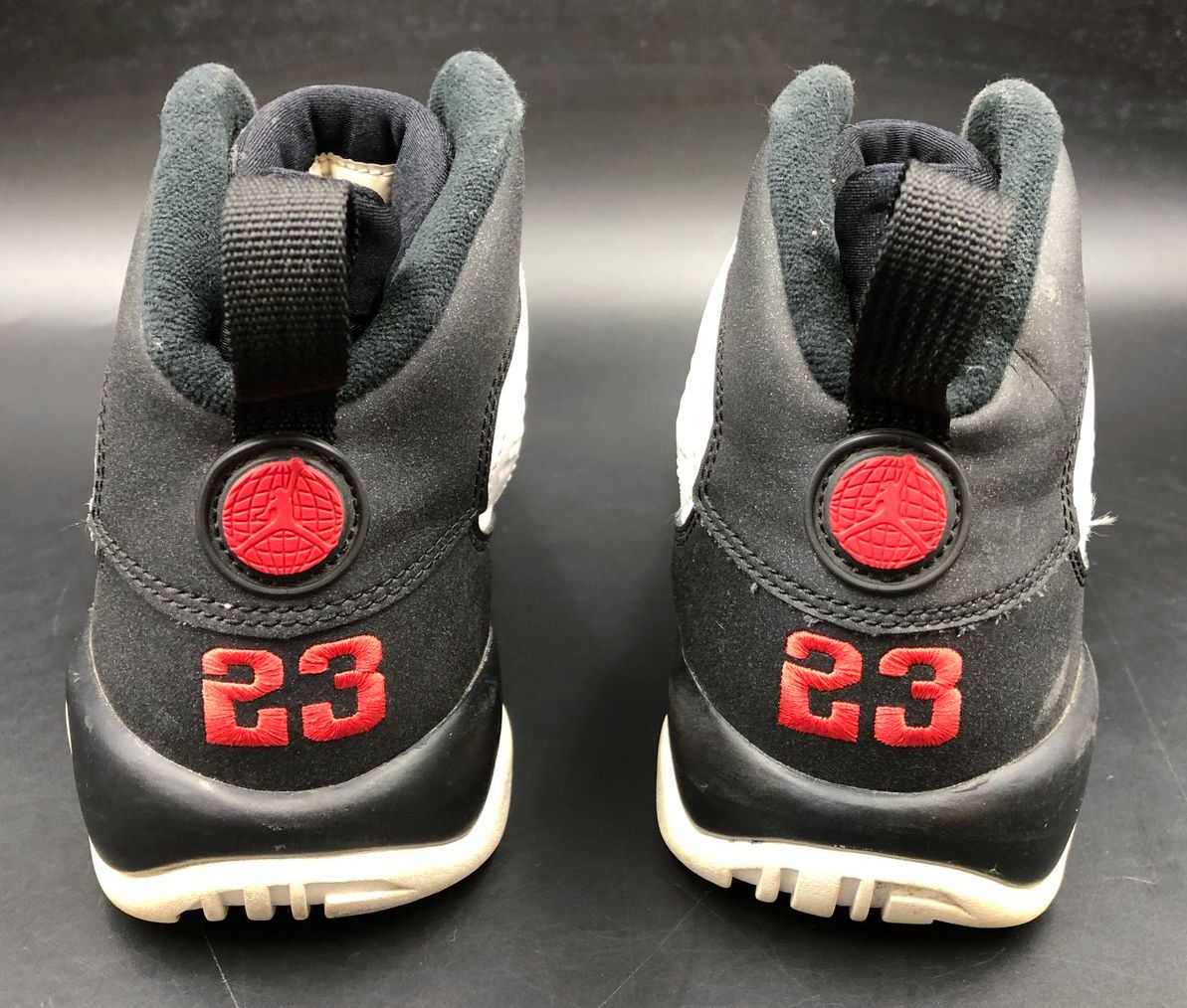 Nike Jordan 9 Retro BG 'Space Jam' Boys' White/Black Sneakers - Size 6.5Y (+COA)