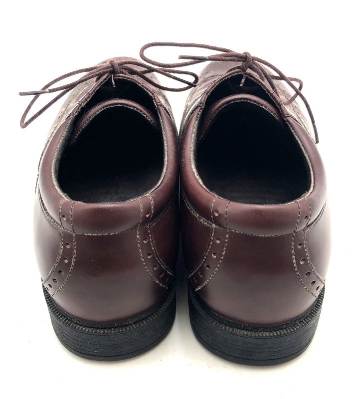 Rockport Dressport M4377 Burgundy Brown Wingtip Brogue Leather Oxford Size 10.5