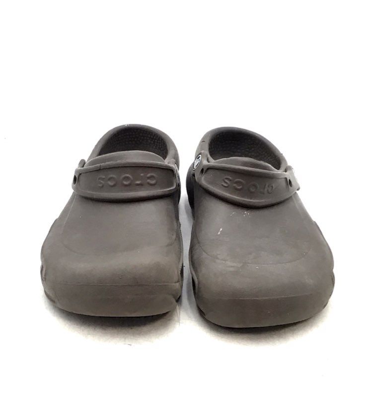 Crocs Women&#39;s Gray Slip-On Clog Shoes - Size 8