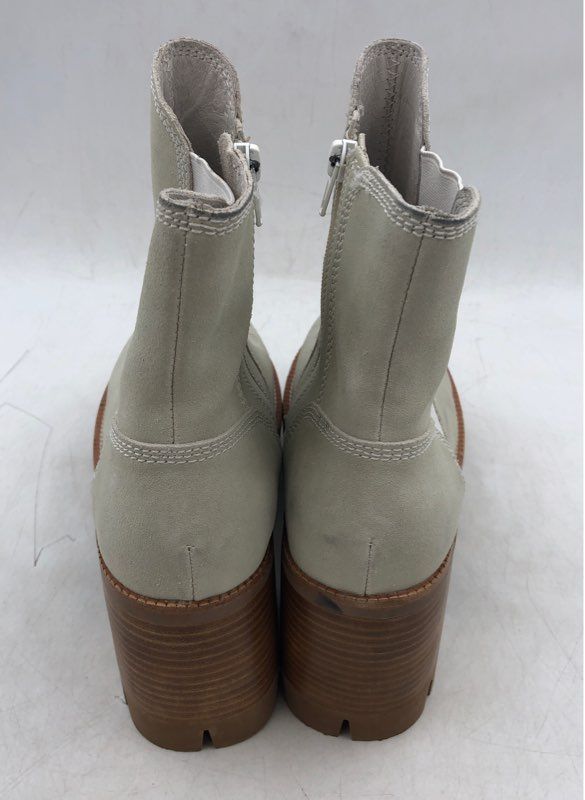 Jeffrey Campbell Women&#39;s Cream White Chelsea Boots - Size 10M