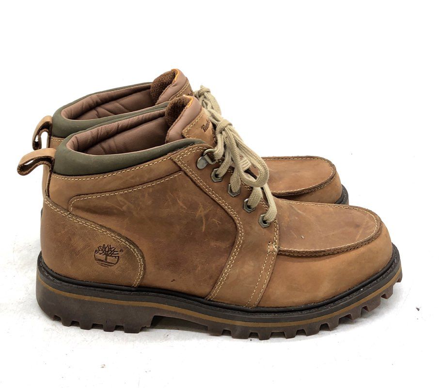Timberland Westmore Moc Toe Chukka Boots Brown Leather Men's Size 9.5