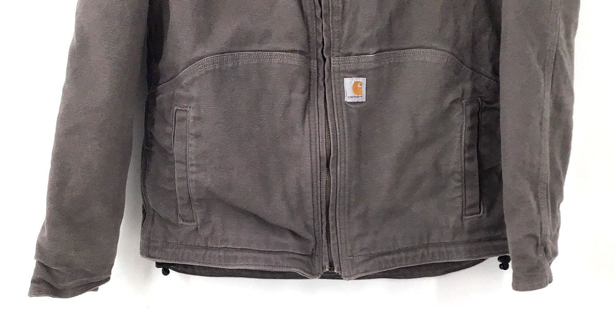 Y2K 2000s Carhartt Boys Gray Work Jacket - Size S(4/6)