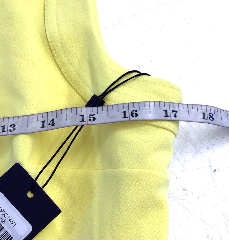 NWT Tommy Hilfiger Women's Yellow Sheath Dress - Size 4
