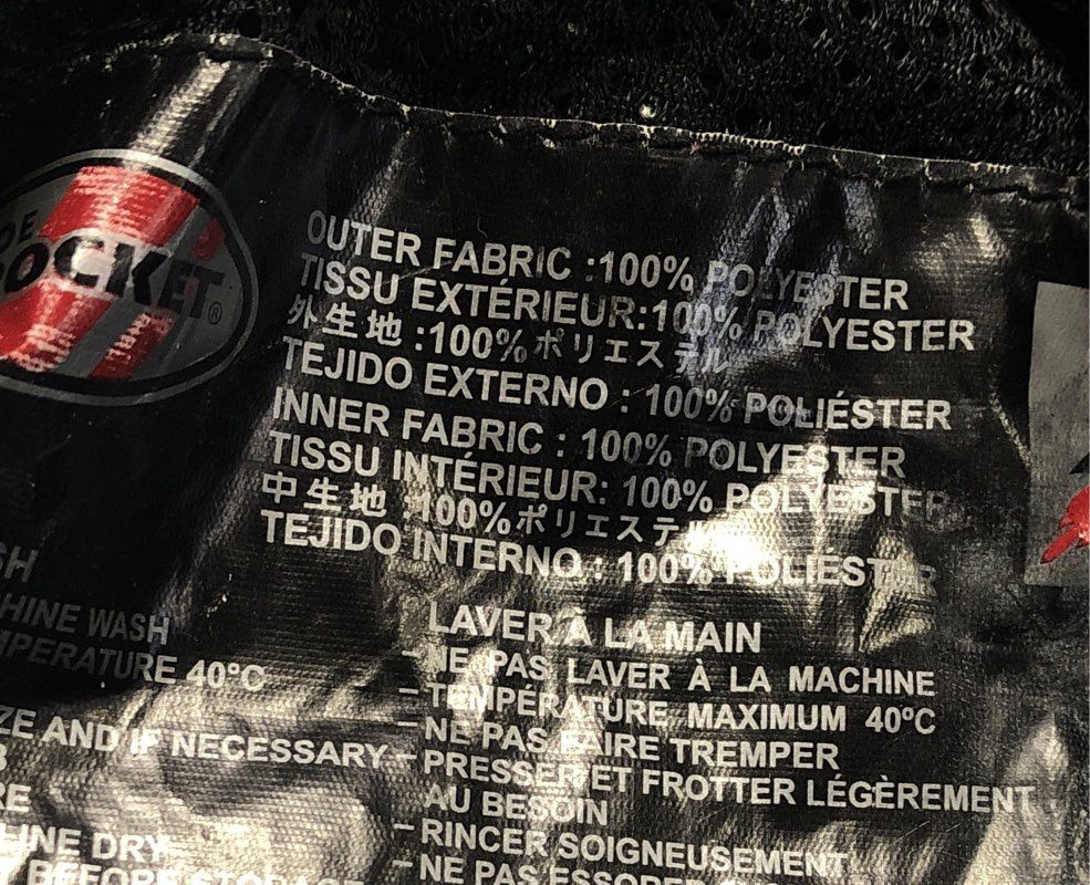 Joe Rocket Men's Phoenix Mesh Motorcycle Jacket Black Silver Sz 3XL