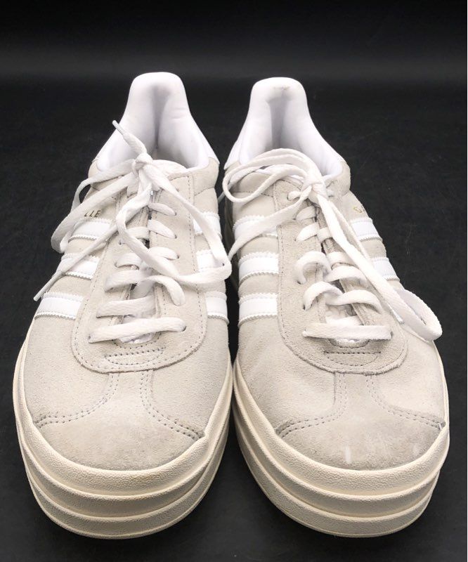 Adidas Gazelle Bold Ivory Cloud Tan Suede Platform Sneakers Womens Size 9.5