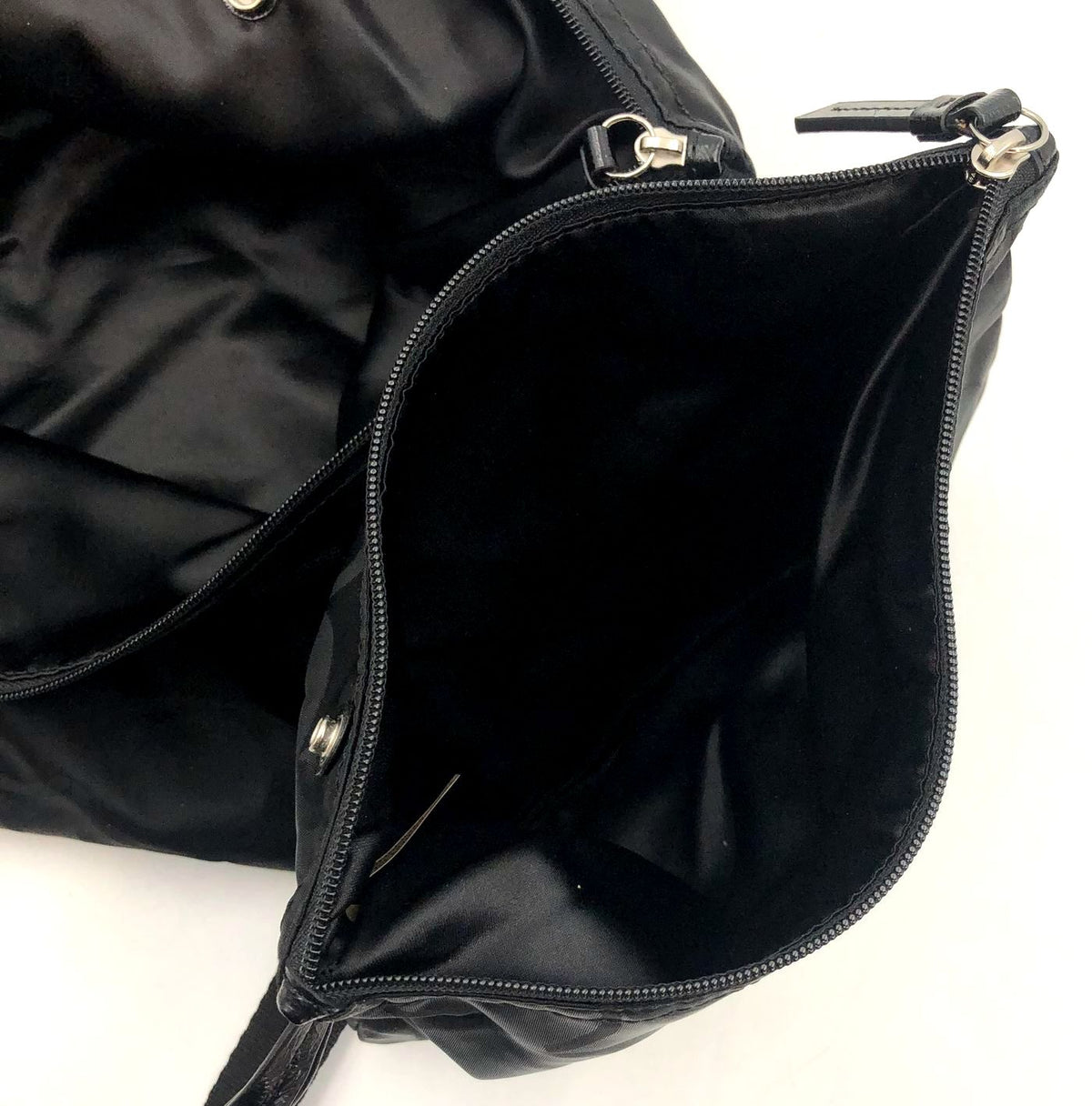 Coach Black Signature Nylon Getaway Tote w/ Detachable Interior Zip Pouch (+COA)