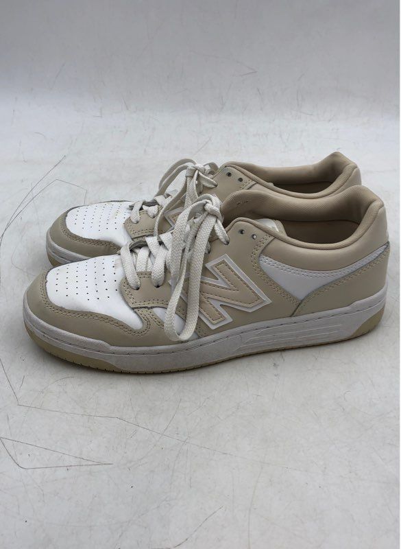 New Balance Men&#39;s 480 White Tan Athletic Shoes - Size 6.5