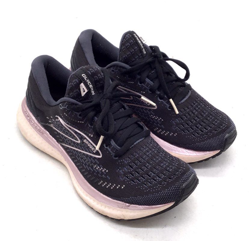Brooks Women's Glycerin 19 Black Athletic Shoes - Size 7.5