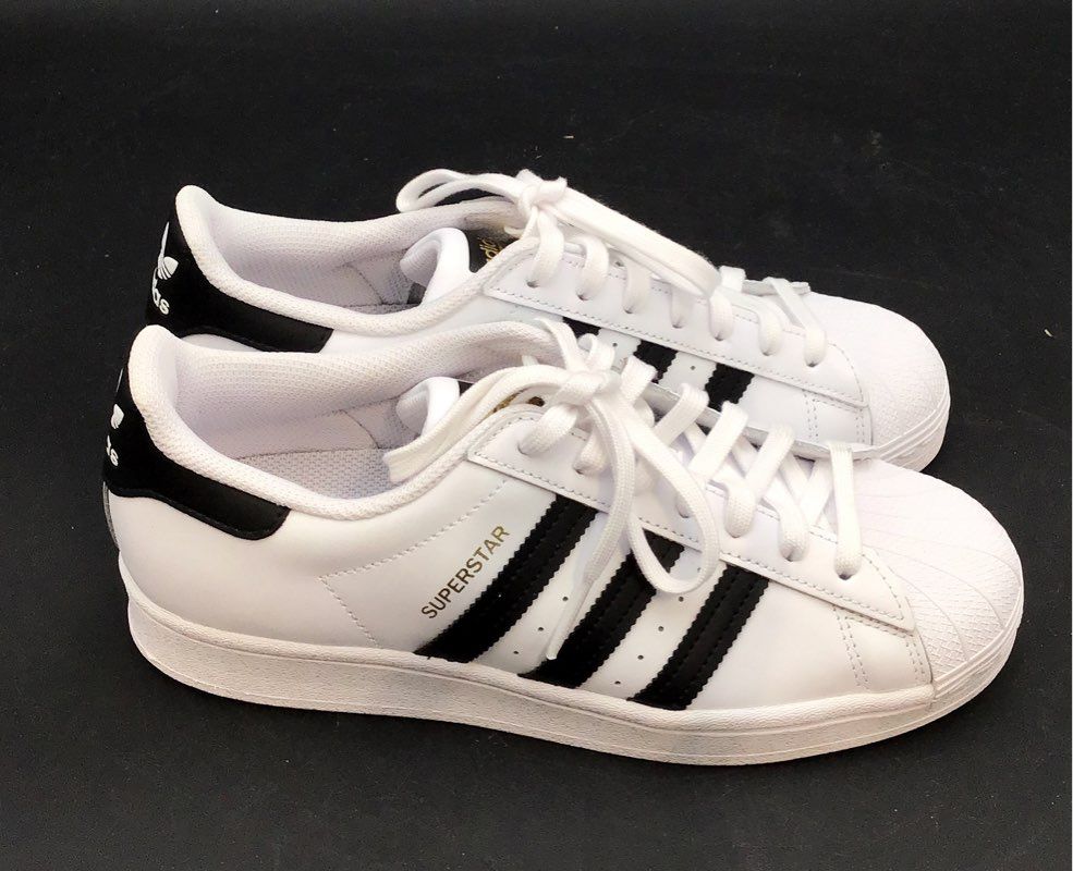 Adidas Men's Originals Superstar White Athletic Shoes - Size 7.5