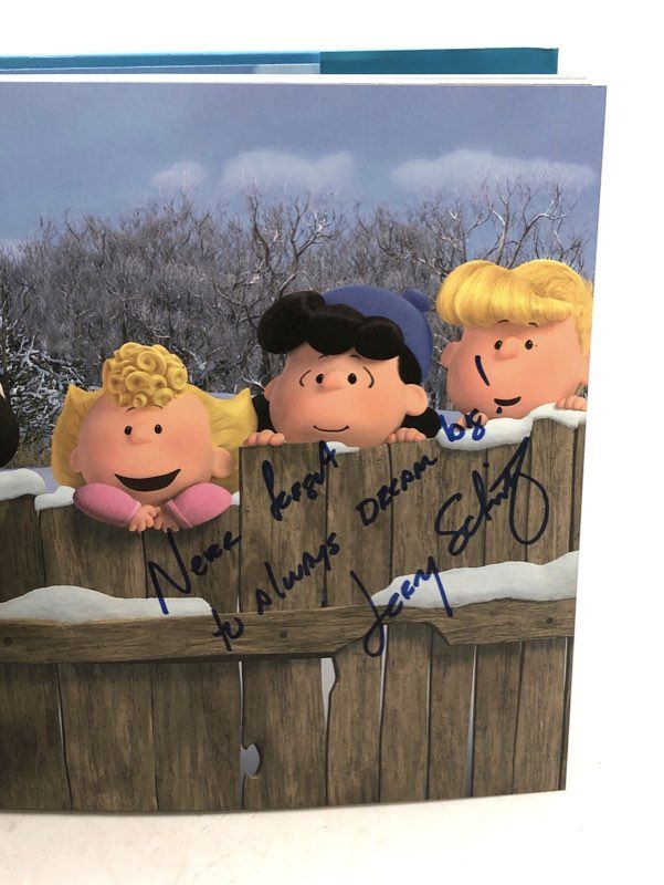 Jerry Schmitz The Art and Making of The Peanuts Movie Signed HC Book