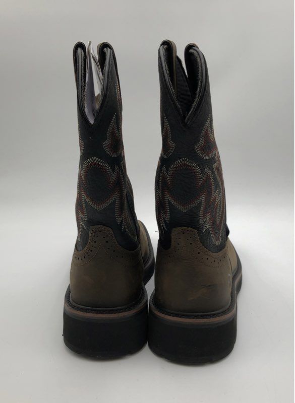Wolverine Rancher W10846 Brown Waterproof Square Toe Work Boots Size 8.5