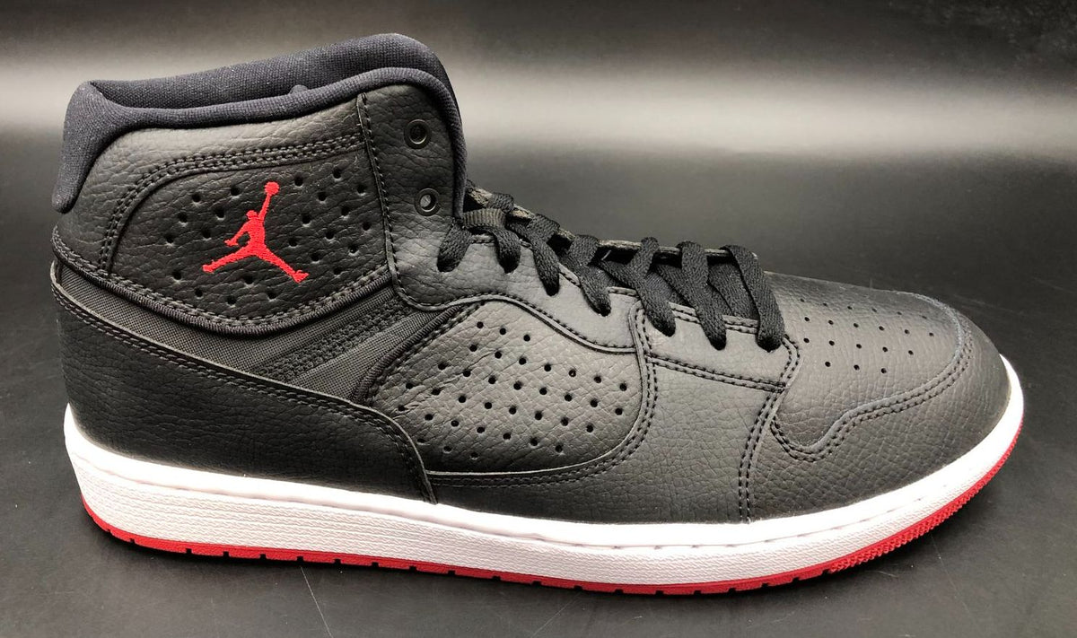 Nike Air Jordan Access Men's 'Black Gym Red' Sneakers - Size 10.5 (+COA)