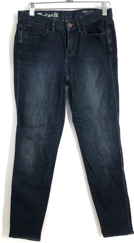 Madewell Women's Dark Wash Indigo Skinny Skinny Ankle Stretch Jeans Sz 24
