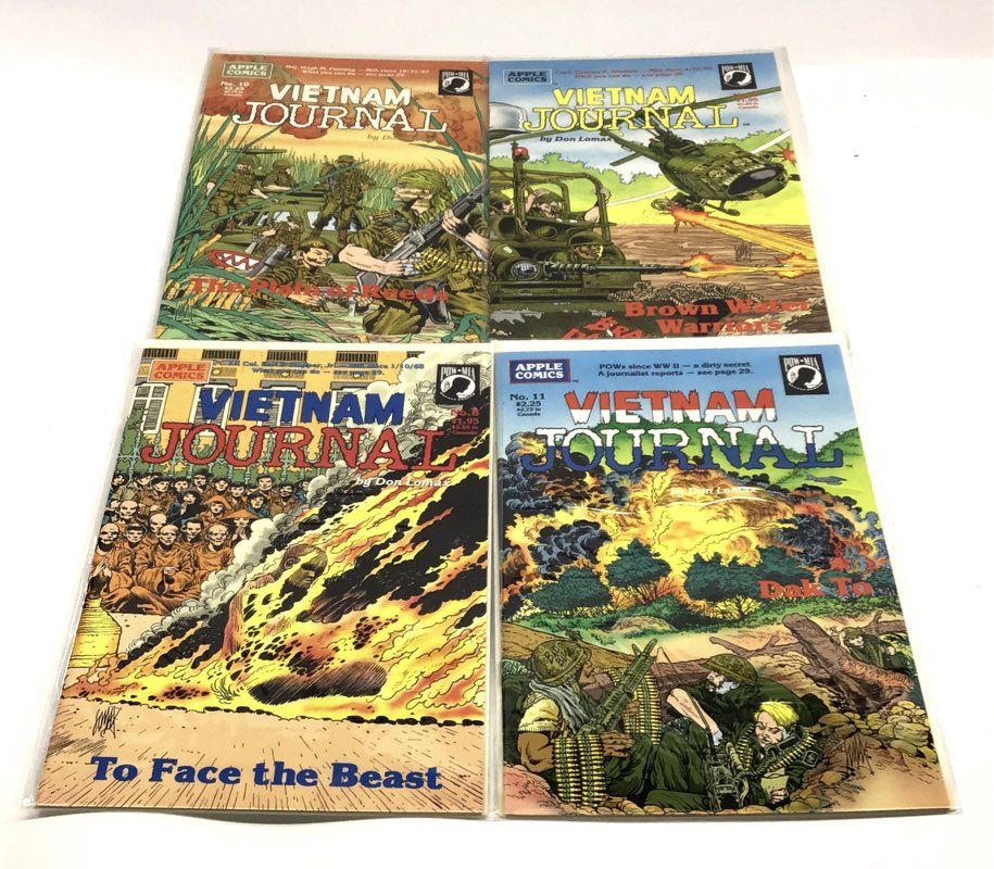 War Comic Book Lot Marvel & Apple 1980s-90s The Nam Vietnam Journal SHIELD