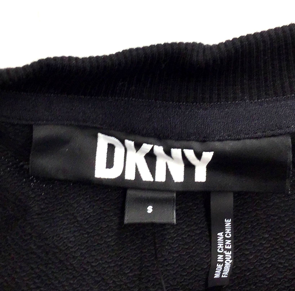 NWT DKNY Women's Black T-Shirt Dress - Size S