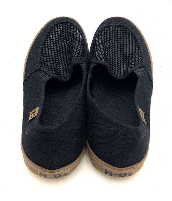 Harley-Davidson Women's D84419 Black Canvas Slip On Casual Shoes Size 7