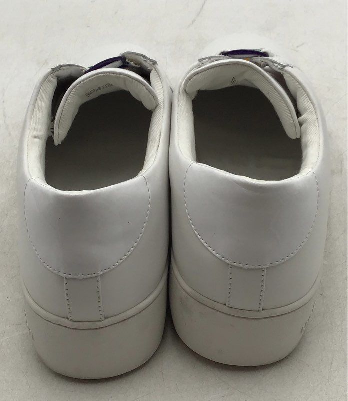 Michael Kors Women&#39;s Cameron Optic White Leather Athletic Shoes - Size 11M