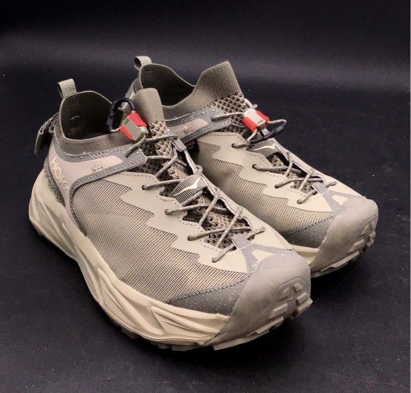 Hoka One One Women's Hopara 2 Tan Gray Athletic Shoes - Size 7B