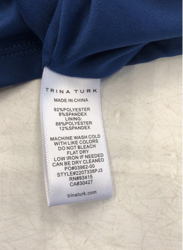 Trina Turk Women's Coralline Dress NWT Multicolor Abstract Dolman Sleeve S