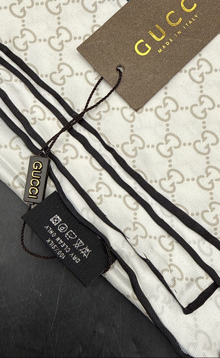 Gucci INSPIRED Monogram Silk Scarf