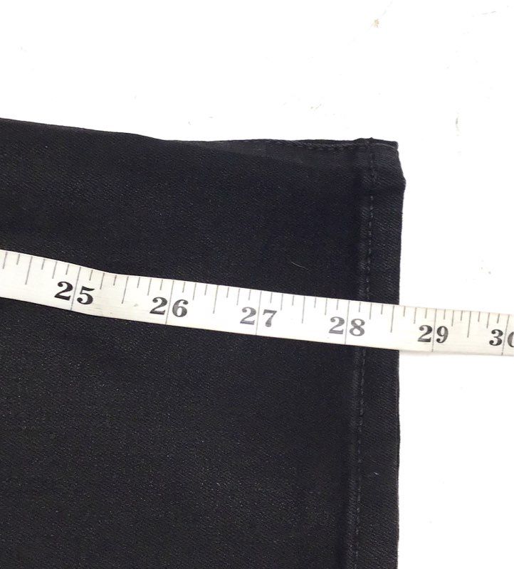 Paige Women's Margot Ankle High Rise Skinny Jeans Black Stretch Size 33
