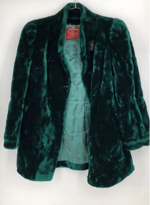 Sasson Women&#39;s Green Borgazia Coat - Size 10