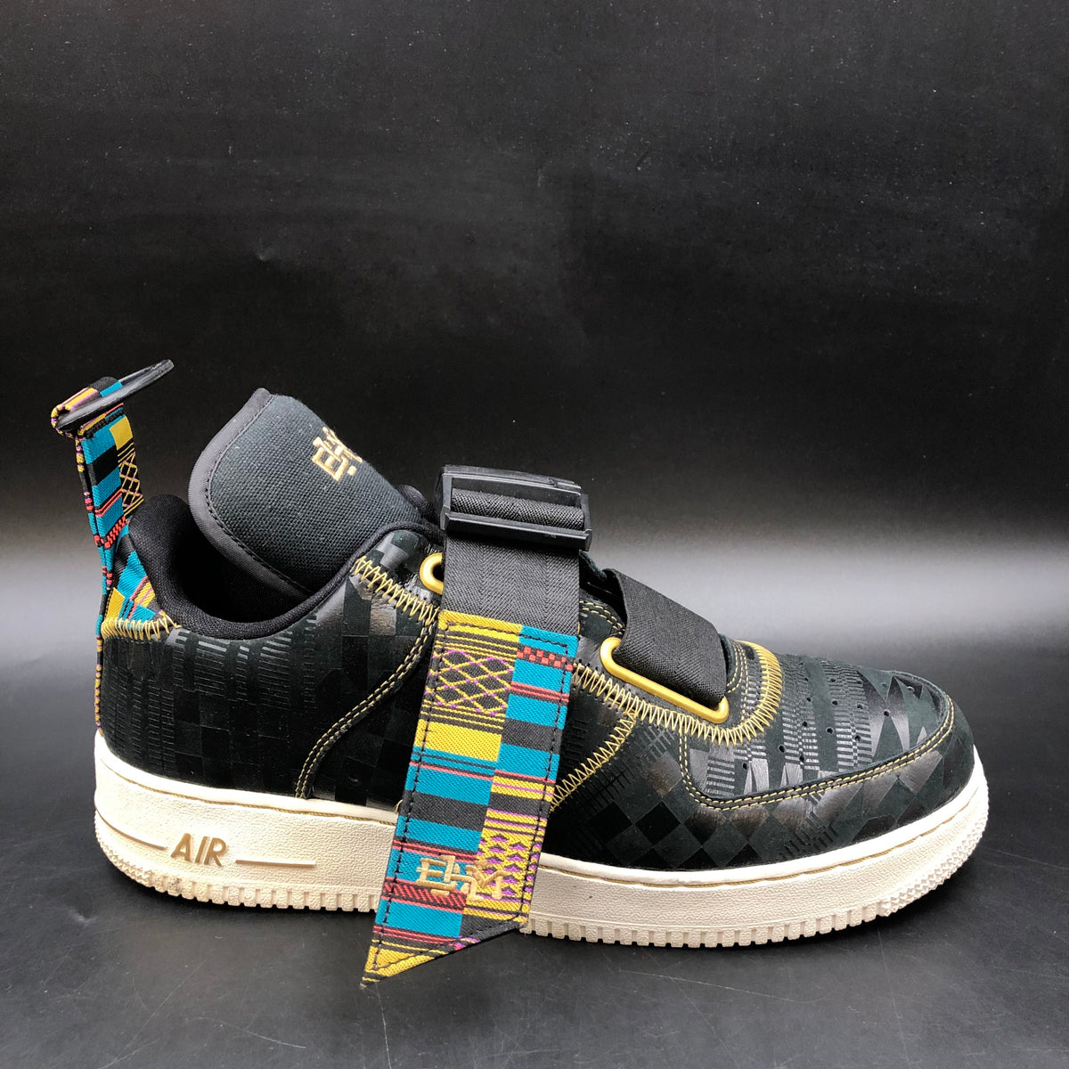Nike Air Force 1 Utility BHM Black History Month Men's Sneakers Size 10 COA