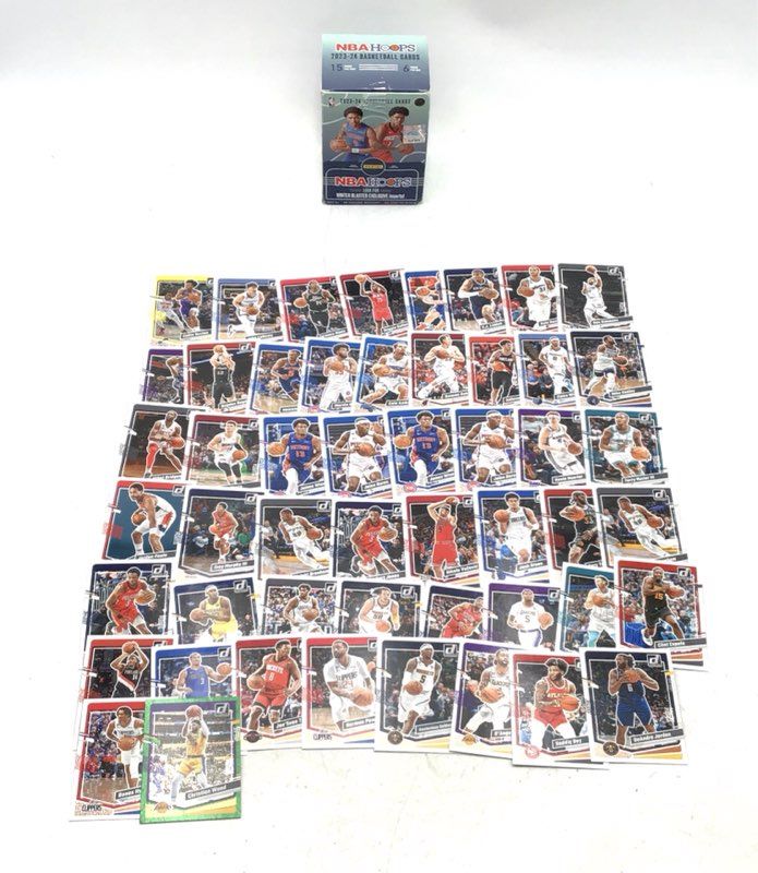 Lot Of Basketball Football NBA NFL Cards. Medium Box, Unsorted