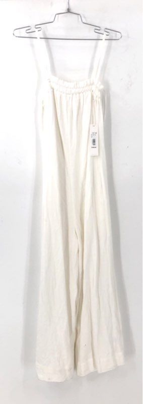 Ever Women's Ivory Sleeveless One-Piece Jumpsuit - Size XS