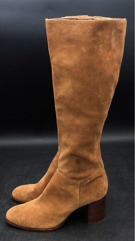 Antonio Melani Women's Brown Leather Riding Boots - Size 6.5M