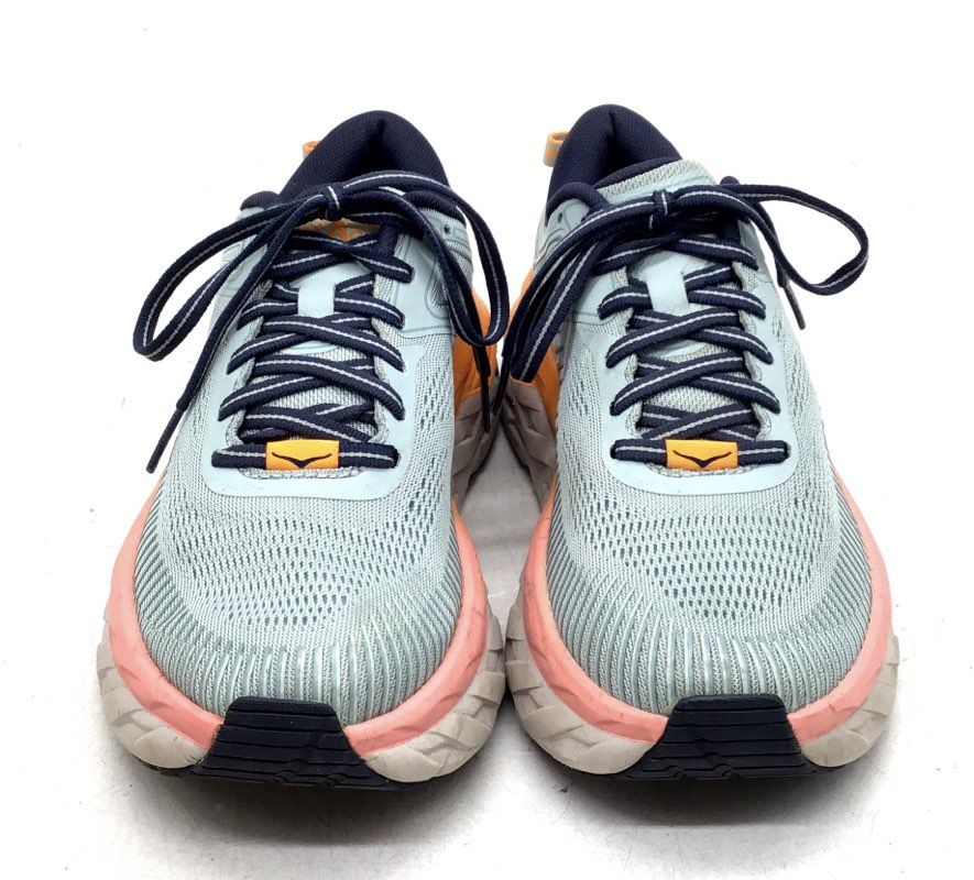 Hoka One One Men's Bondi 7 Blue Athletic Shoes - Size 6.5