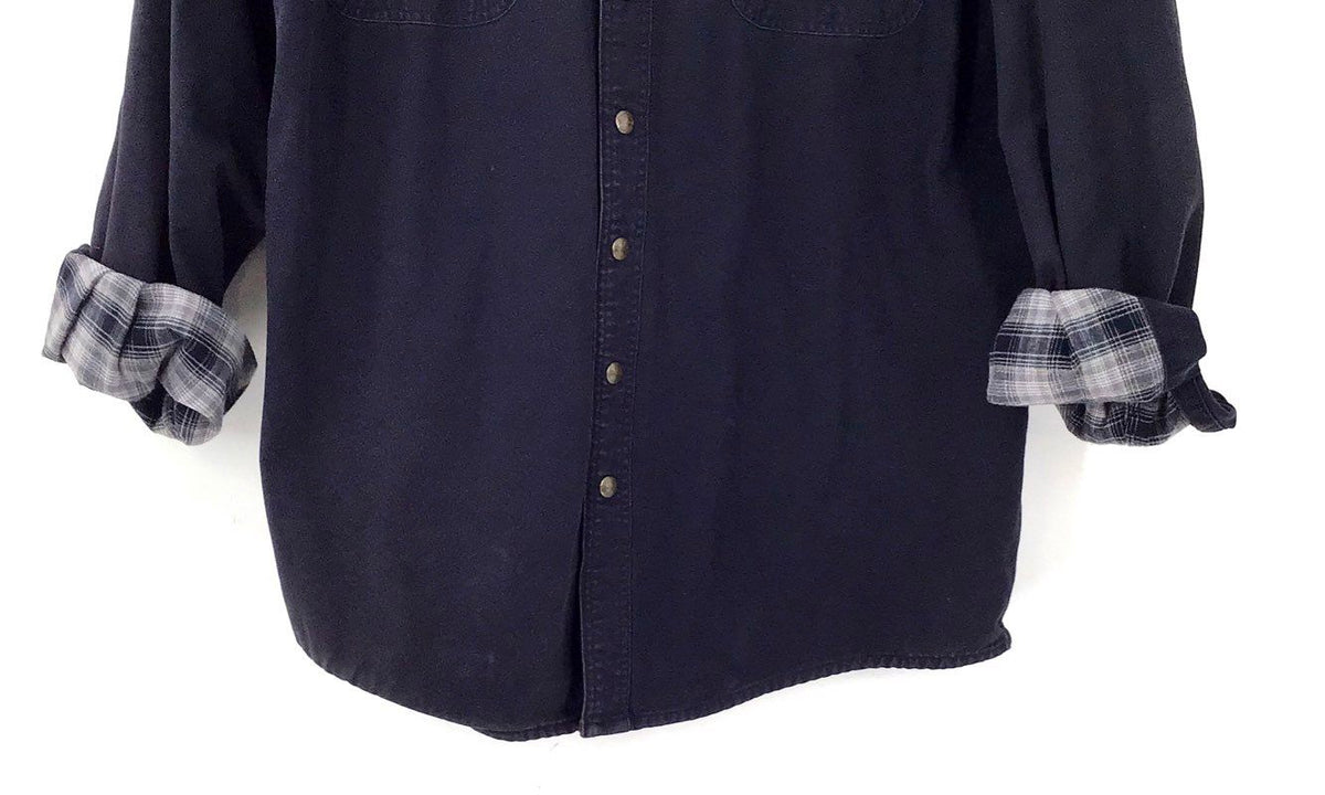 Carhartt Men's Blue Shirt Jacket - Size XL Tall