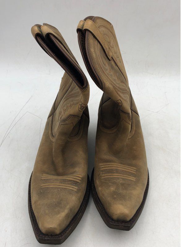 Ariat Women&#39;s Willow Western 10018606 Tan Leather Western Boots - Size 7B