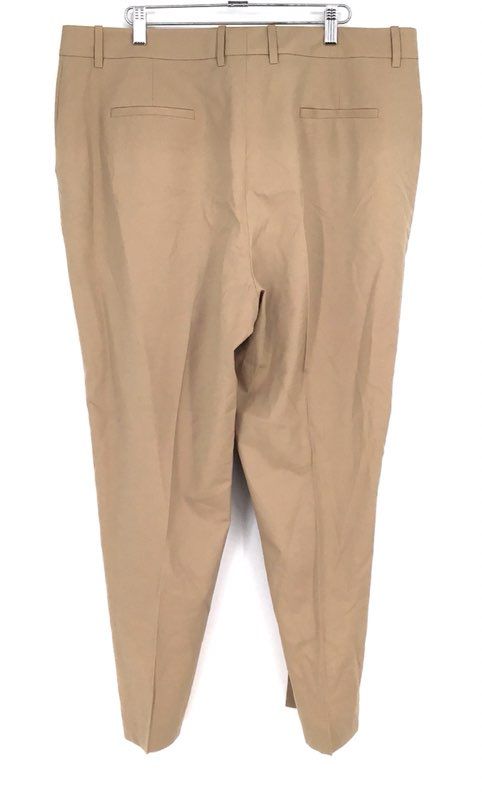 Lafayette 148 New York Women&#39;s Tan Clinton Ankle Dress Pants - Size 16