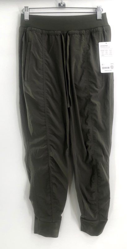 Athleta Women's Attitude Pant Olive Green Featherweight Stretch Joggers NWT 0P