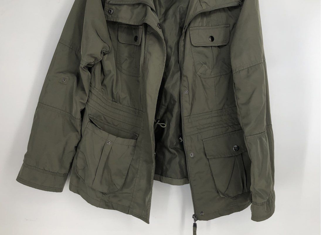 St. John's Bay Women's Green Utility Jacket - Size M