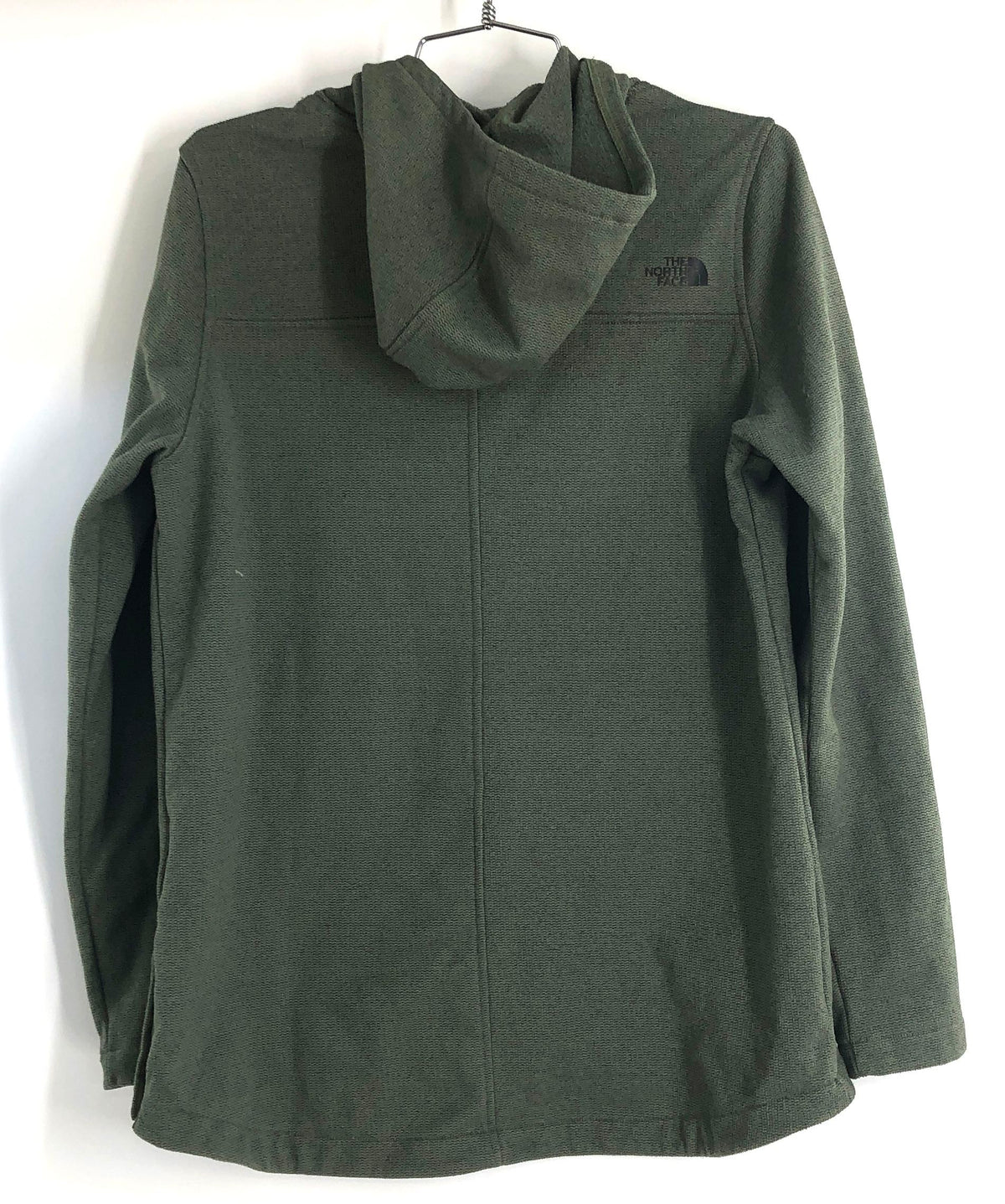 The North Face Women's Green Crescent Snap Neck Sweater Fleece Pullover Sz M