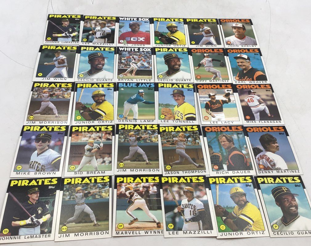 18.7lbs Lot Of Baseball MLB Cards. Medium Box, Unsorted