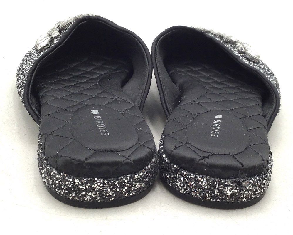 Birdies Women&#39;s Black Mule Flats - Size 8.5