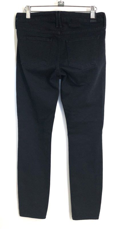 Vince Women's Black Skinny Jeans Solid Made in USA Sz 25