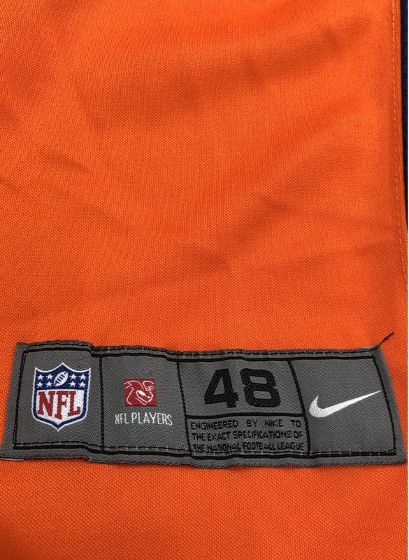 Nike NFL Men's Denver Broncos Peyton Manning #18 Orange Jersey Size 48 XL