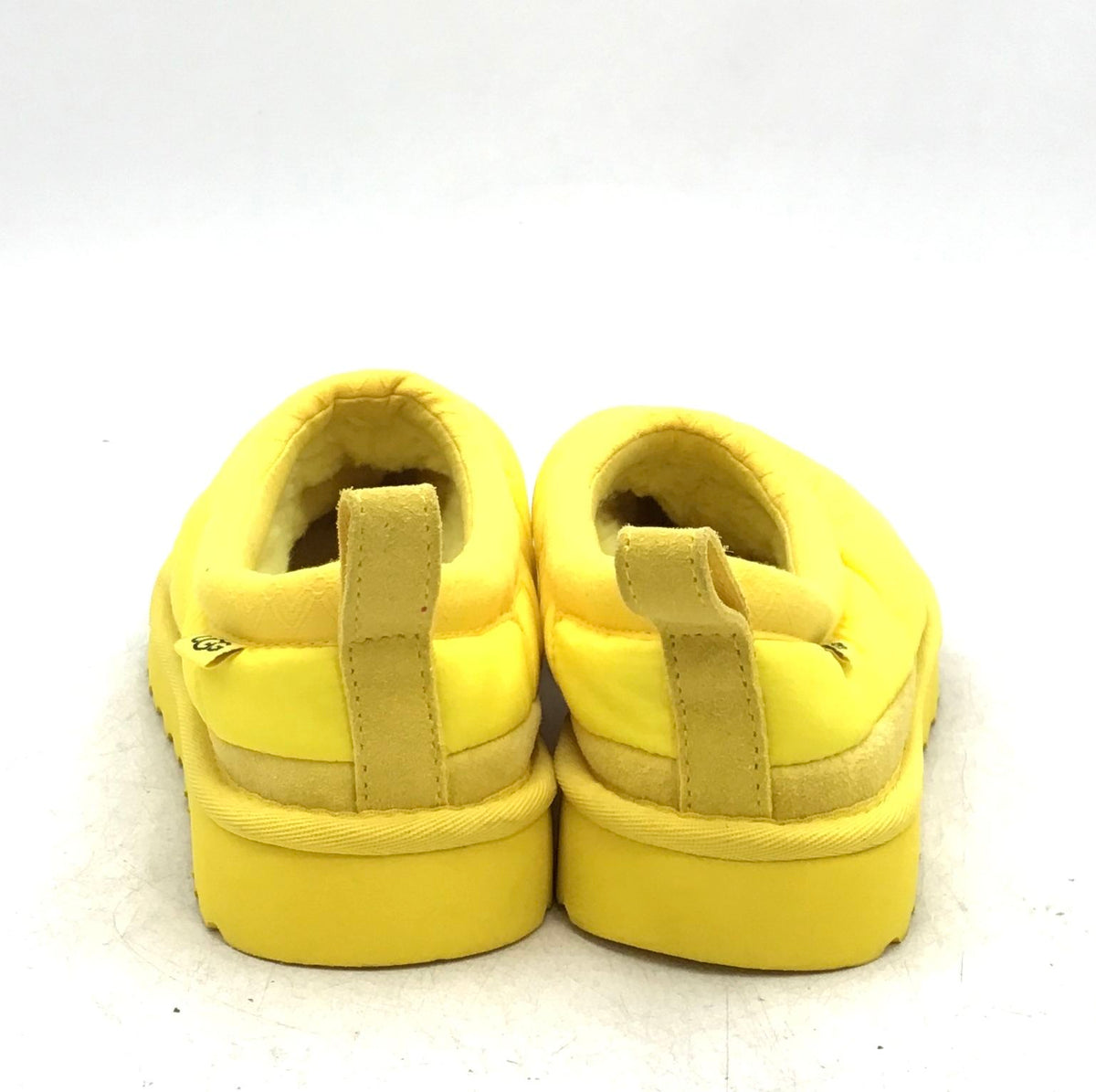 UGG Women&#39;s Tasman LTA 1142050 Yellow Round Toe Slip-On Slippers - Size 7