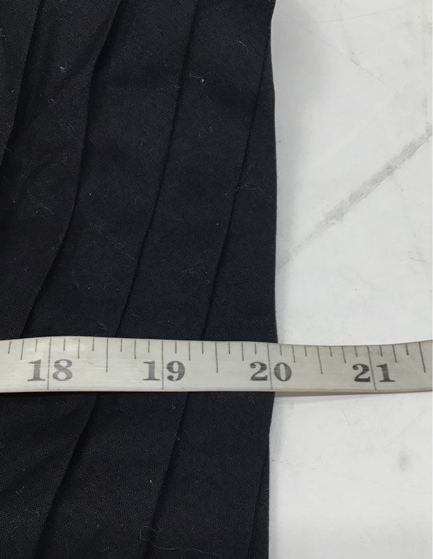 White House Black Market Women's Black Tiered Pleated Pencil Skirt Size 2 NWT