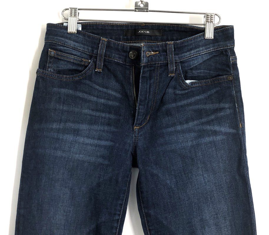 Joe's Jeans Women's Dark Wash Blue Petite Bootcut Stretch Denim Jeans Sz 26