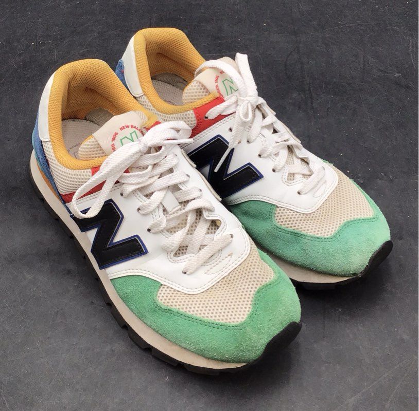 New Balance 574 Multi-Color Rugby ML574DRM Men's Sneakers Size 8